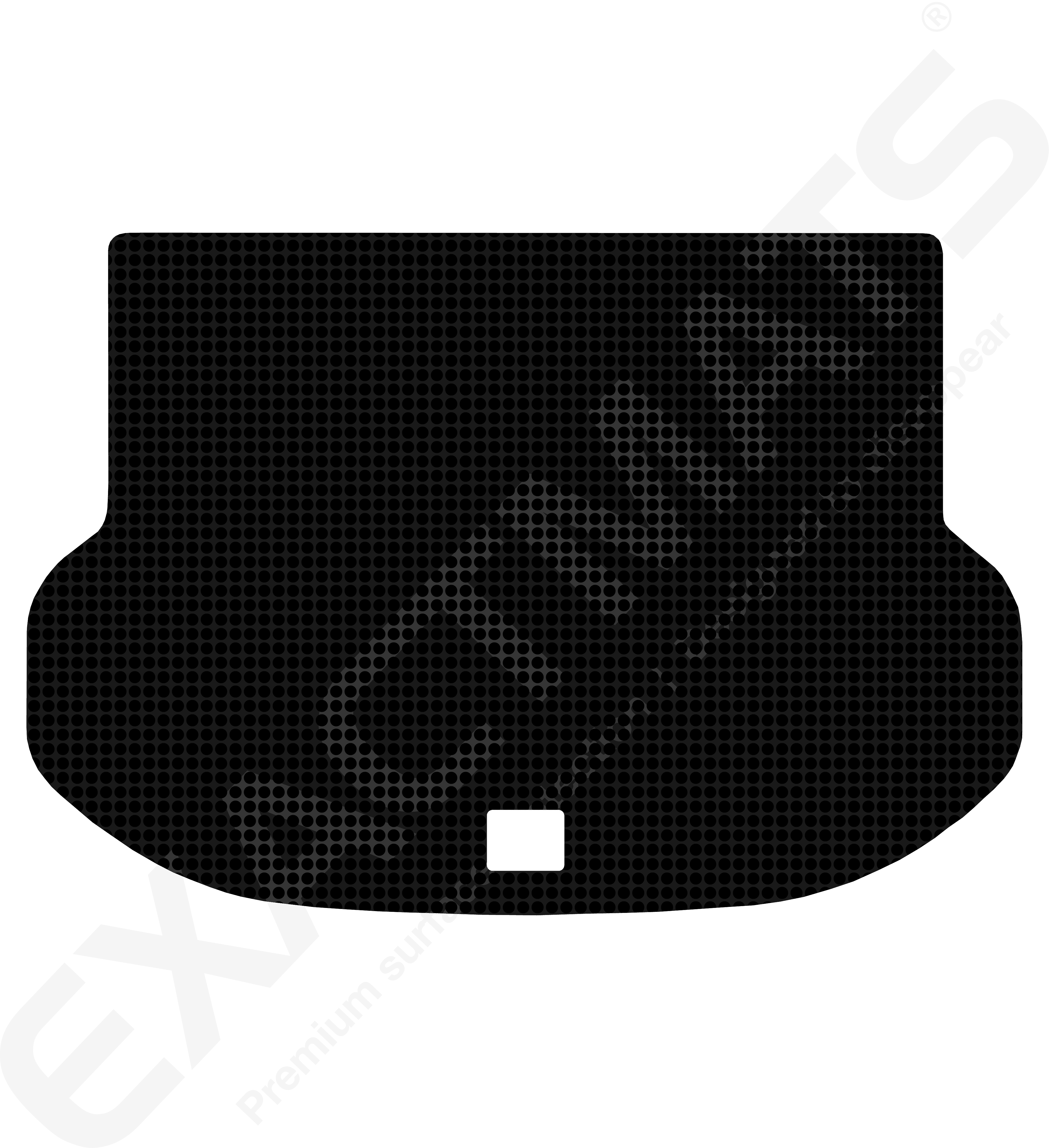 Lexus NX 200t [2015 - 2017] - ExactMats Sport (Black) Trunk Mat