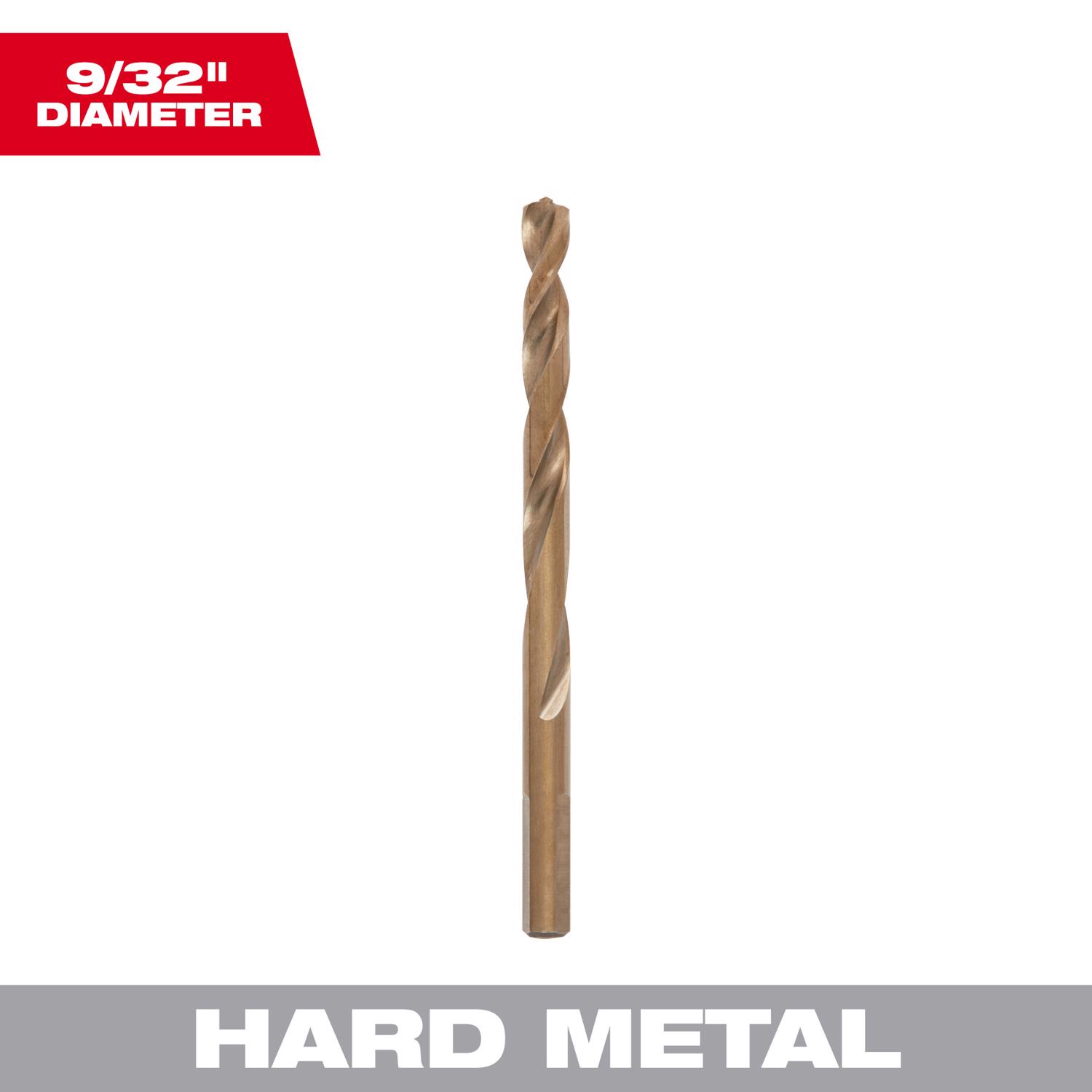 MW Red Helix 9/32 in. X 4-5/16 in. L Steel Thunderbolt Drill Bit 1 pc