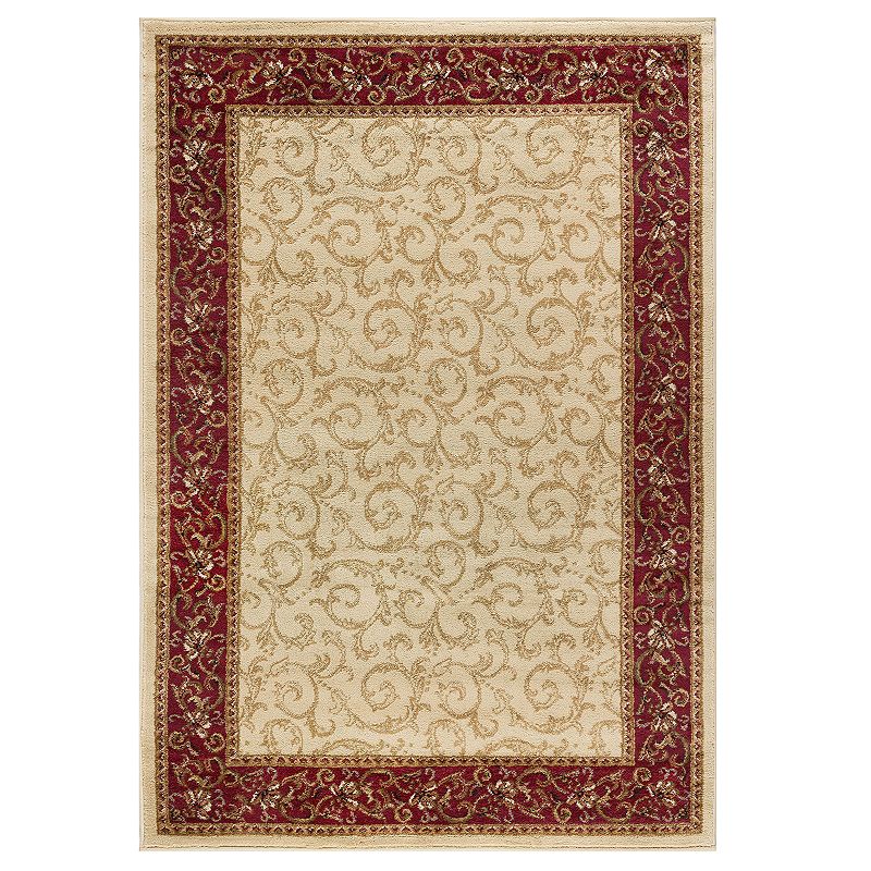 KHL Rugs Westminster Transitional Scroll Floral Rug