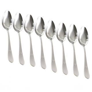 MARTHA STEWART EVERYDAY 8 Piece Stainless Steel Teaspoon Set 985119704M