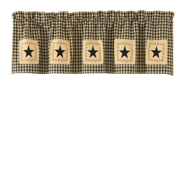 Park Designs Star Patch Lined Valance