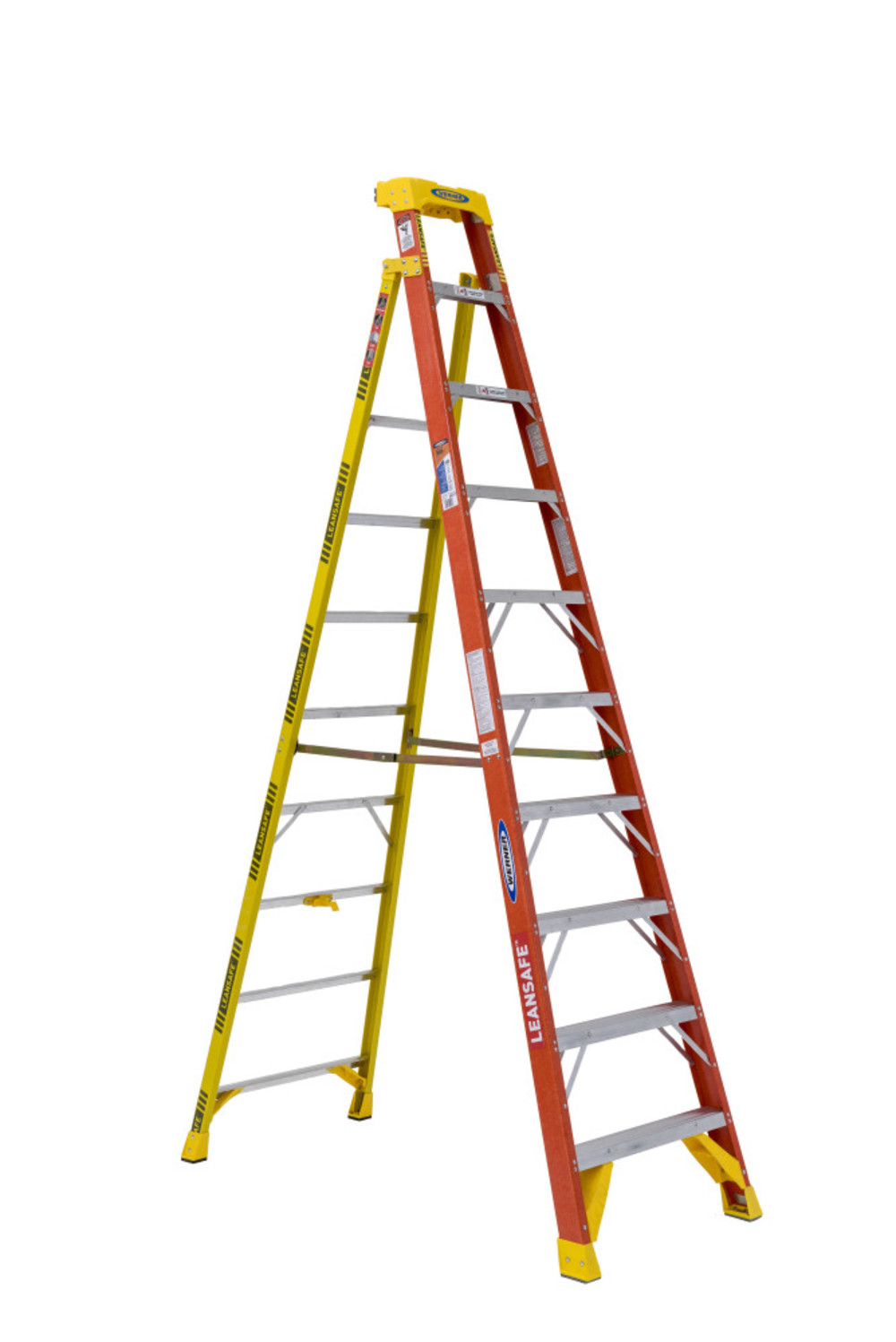 10Ft LEANSAFE Type IA Fiberglass Leaning Ladder