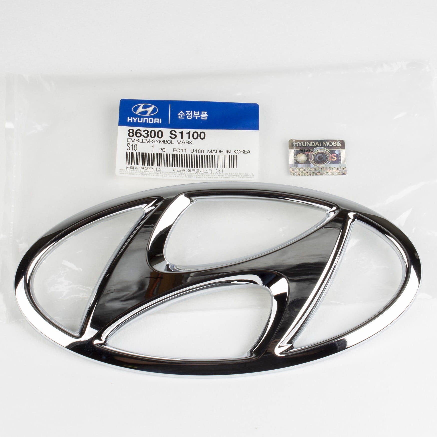 Genuine OEM Hyundai Front Grille Emblem 