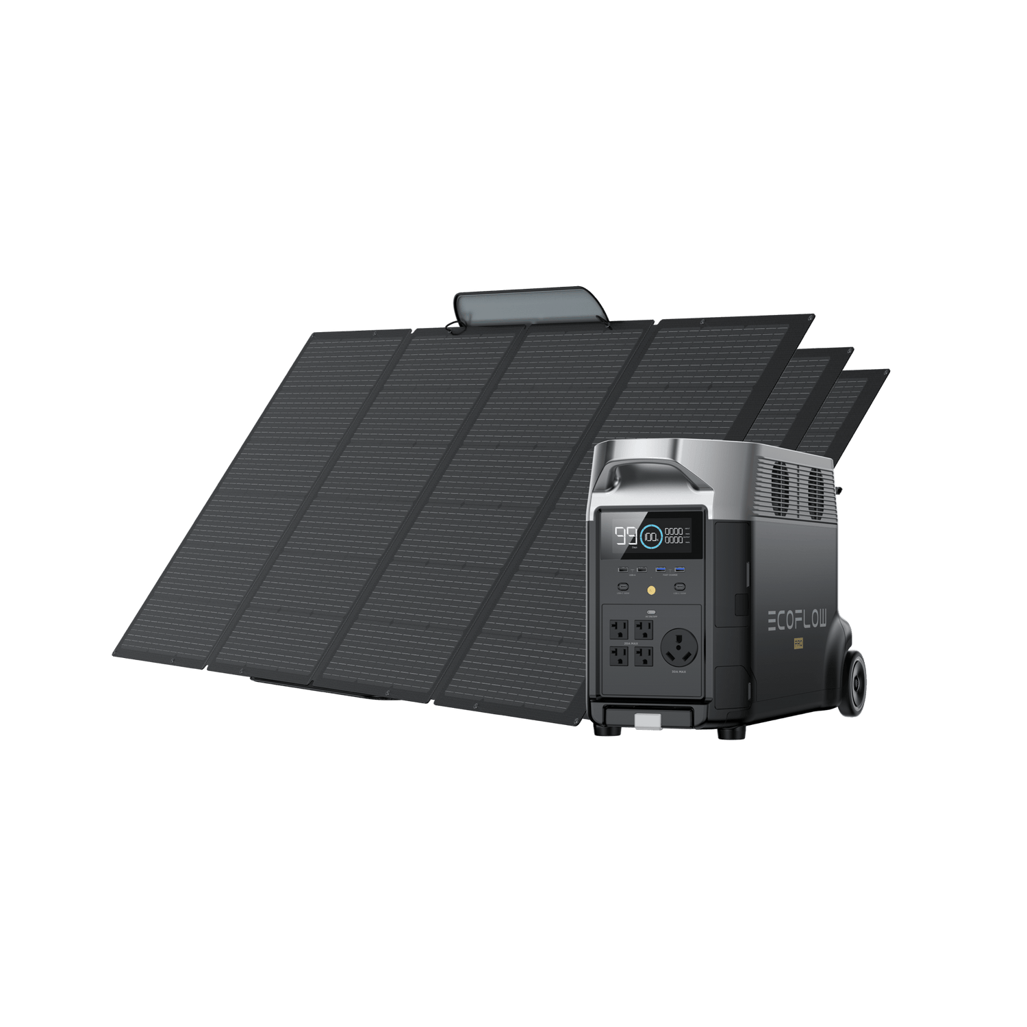 EcoFlow DELTA Pro + 400W Portable Solar Panel