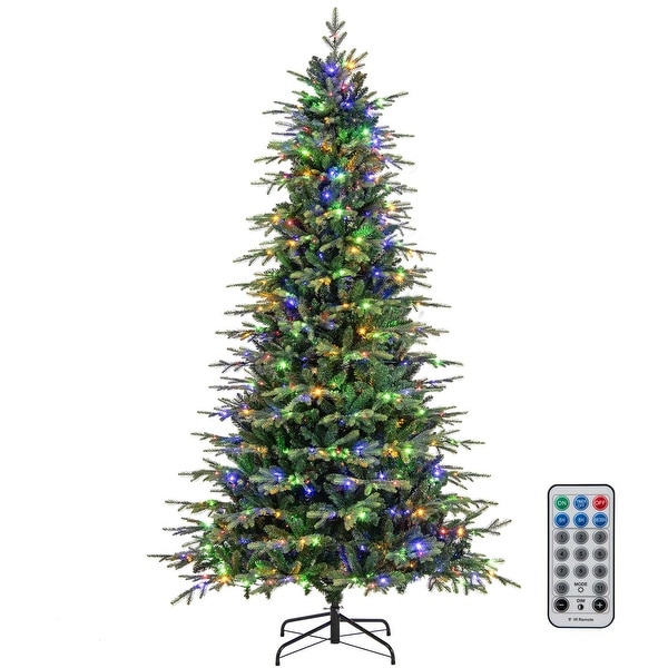 Costway 6/7.5/9 FT Artificial Christmas Tree with 714/1162/1770 Branch