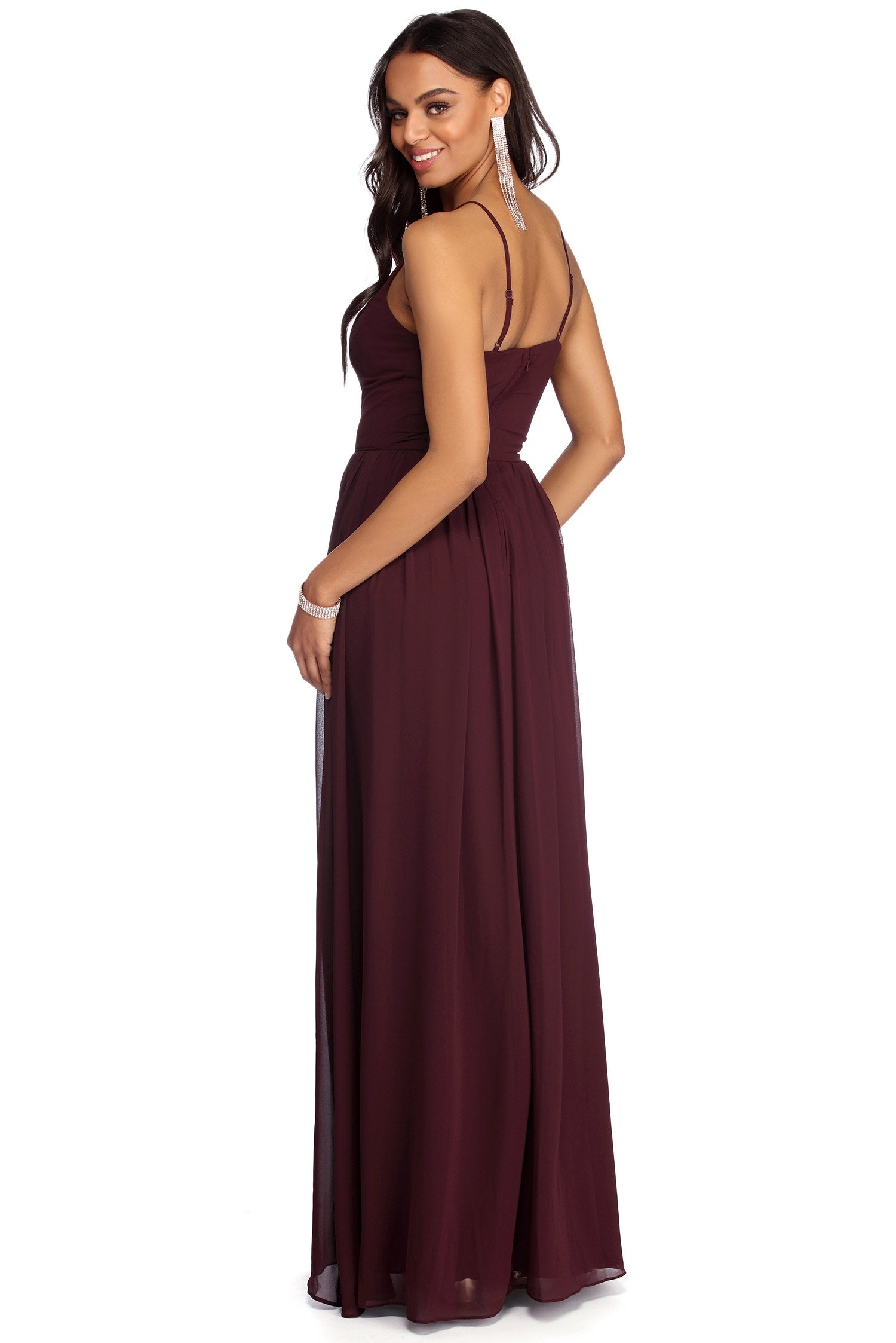 Charena Formal High Slit Dress