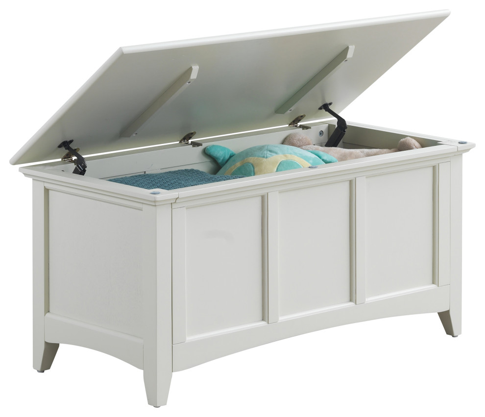 Aura Storage Chest  Antique Ivory   Transitional   Accent Chests And Cabinets   by CAROLINA CLASSICS  Houzz