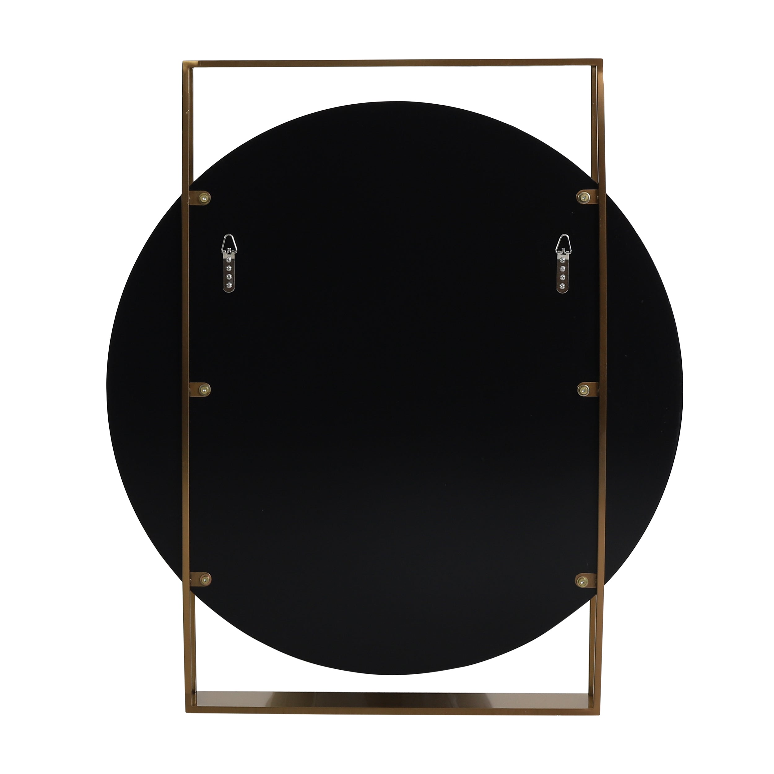 McNeal Modern Round Framed Wall Mirror