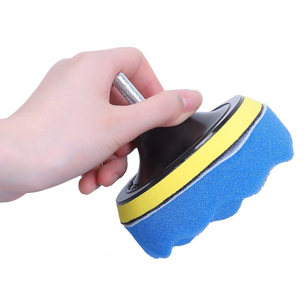 18pcs 4 Inch High Grossy Car Sponge Polishing Waxing Buffing Pad Adapter Drill