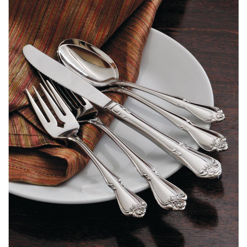 Oneida Arbor Rose 1810 Stainless Steel Dinner Forks (Set of 36) 2552FRSF