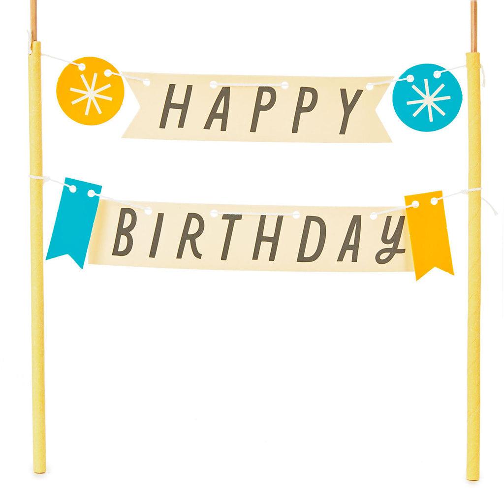 Hallmark  Happy Birthday Banner Cake Topper