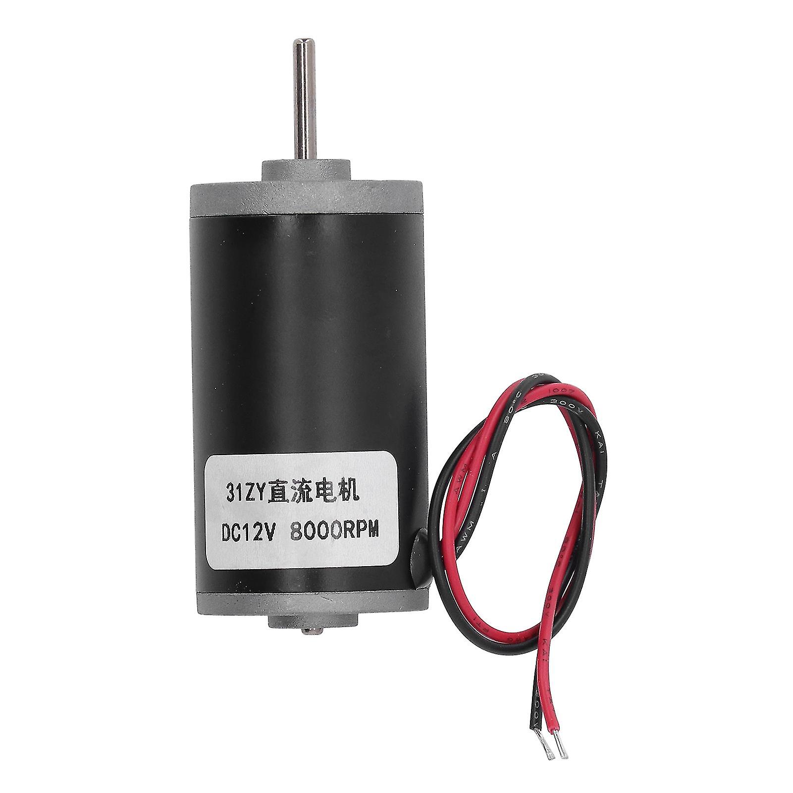 Permanent Magnet Motor DC 12V Reversible CW CCW Large Torsion High Speed Electric Motor 8000RPM