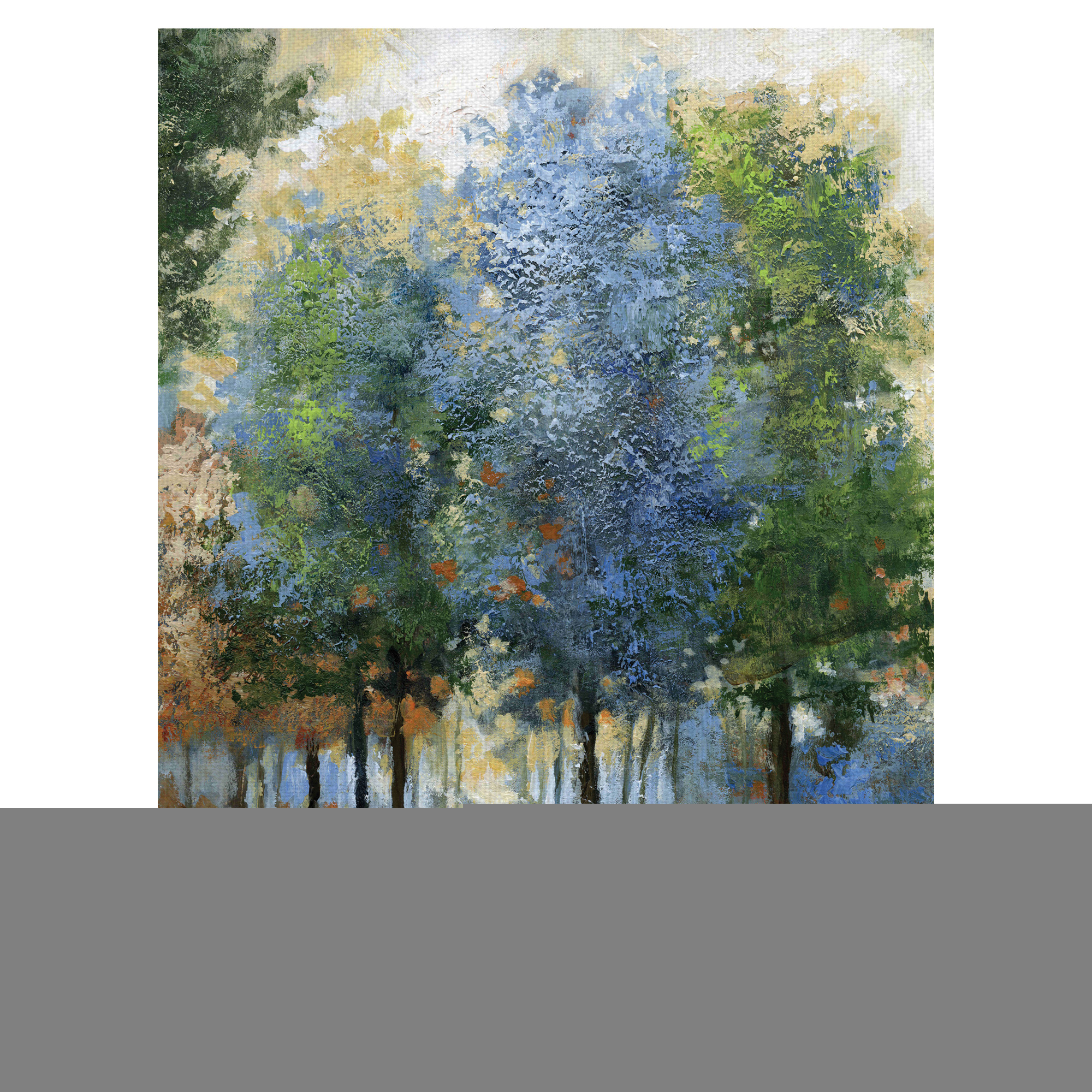 Masterpiece Art Gallery Afternoon Light Colorful Forest By Nan Canvas Art Print 18  x 24  Crowdfused