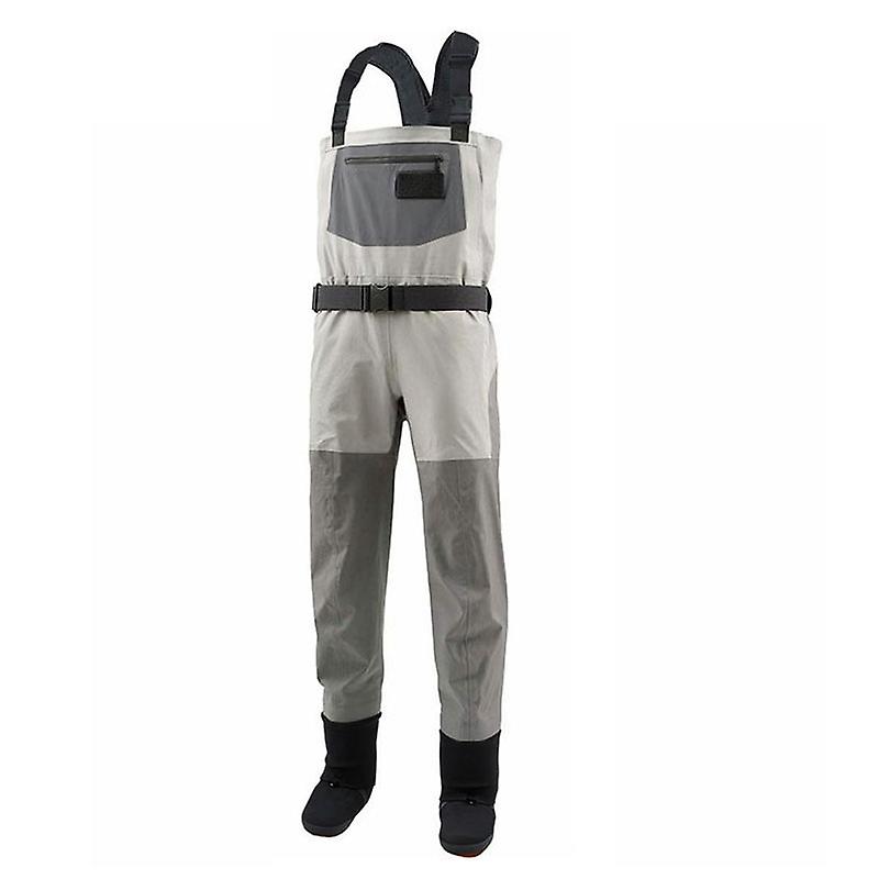 Born Pretty Pro Stockingfoot Waterproof Chest  Fishing Wader Belt Breathable Wading Big Pockets Overall Hunting Pants For Man And Women