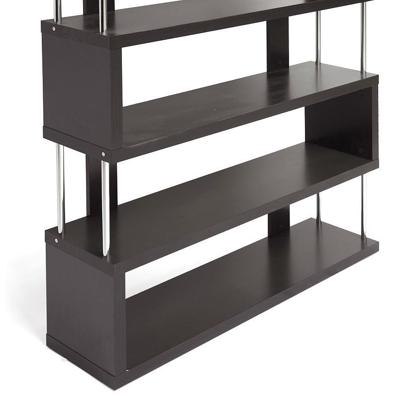 Baxton Studio Barnes 6-Shelf Bookcase