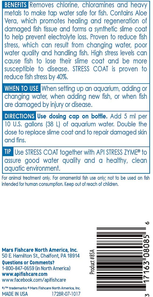 API Stress Coat Aquarium Water Conditioner