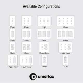 AMERELLE Bleinhem 3 Gang 2-Toggle and 1-Duplex Metal Wall Plate - Antique Nickel 43TTDAN