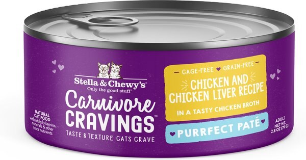 Stella and Chewy's Purrfect Pate Chicken and Chicken Liver Flavored Pate Wet Cat Food