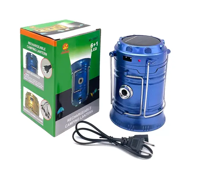 High quality outdoor waterproof IPX5 solar power charging latern led camping USB Rechargeable Solar camping lamp