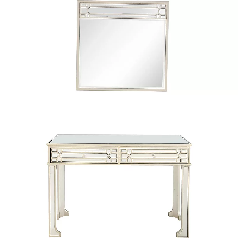 Camden Isle Aubrey Wall Mirror and Console Table