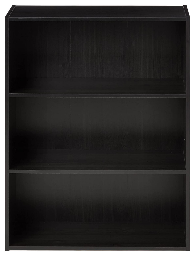 3 Tier Open Shelf Bookcase  Espresso   Contemporary   Bookcases   by Imtinanz  LLC  Houzz