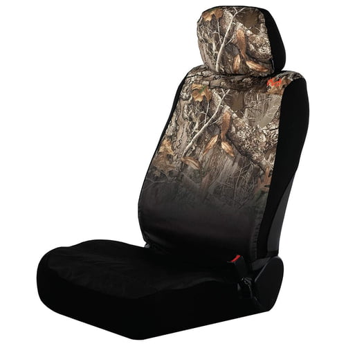 Realtree Edge Camo Plane Universal Low-back Seat Cover for Trucks， Cars and SUVs， Single