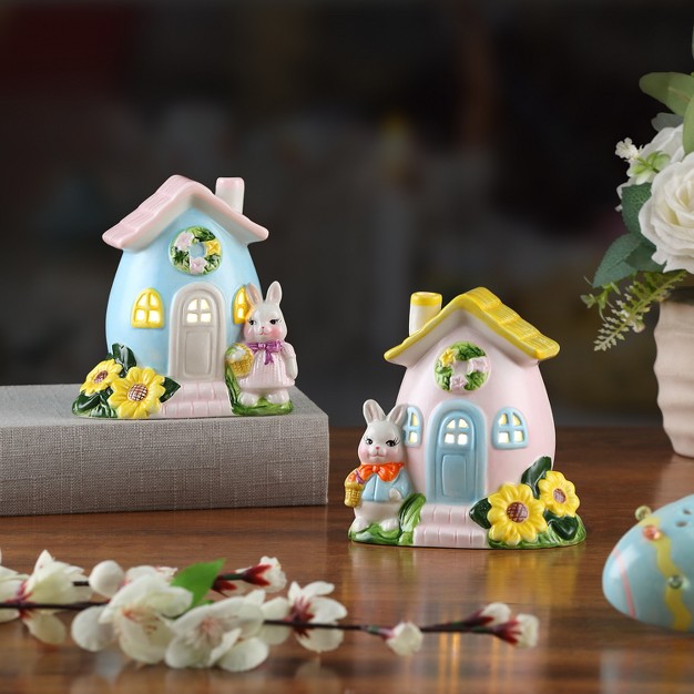 Bunny Cottages Set Of 2