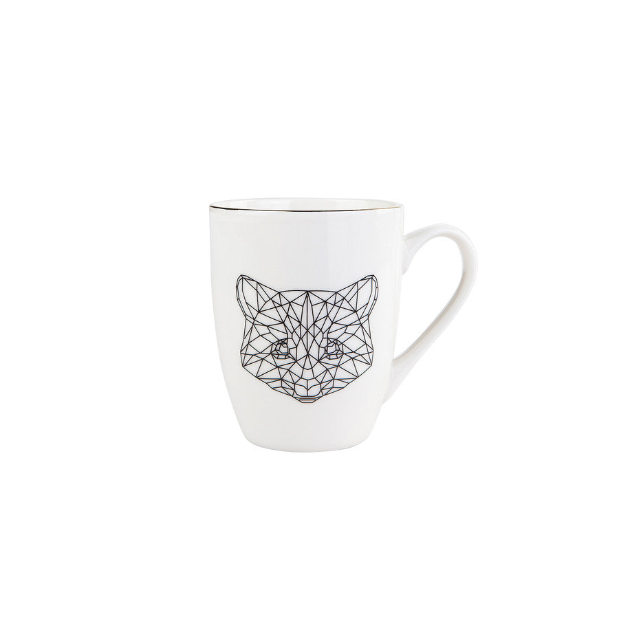 Karaca Draft Cat Mug Of 2 153.03.06.1758