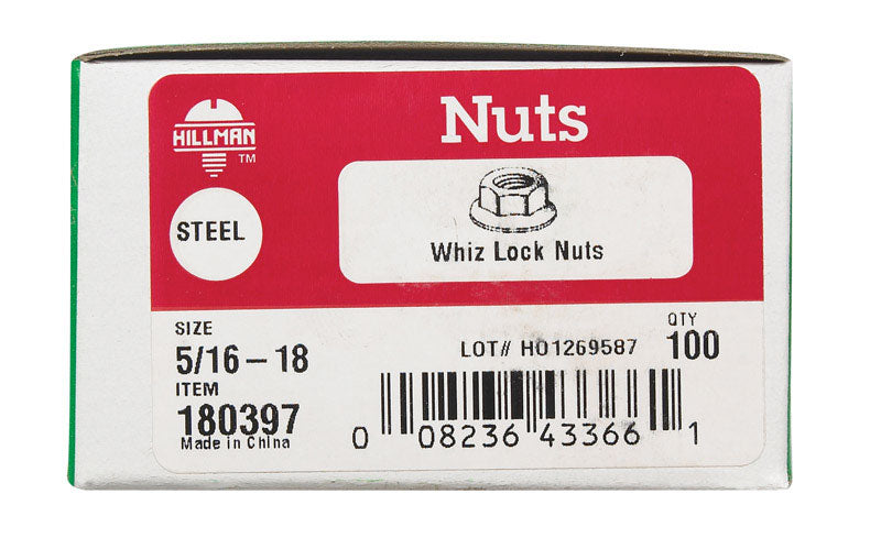 WHIZ LOCK NUTS5/16-18100