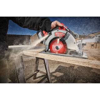 MW M18 FUEL 18-Volt Lithium-Ion Brushless Cordless 7-14 in. Circular Saw with 6.0 Ah Battery 2732-20-48-11-1865