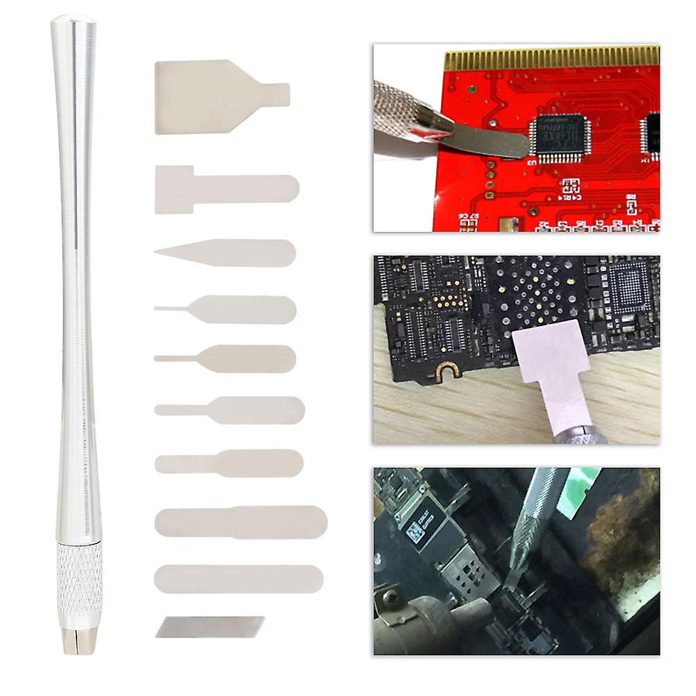 10 Mainboard Cpu Ic Chip Remover A5 A6 A7 A8 A9a Blades Knife Repair Tool Kit Set For Iphone