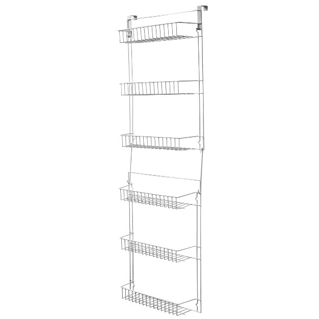 Hastings Home Over the door Adjustable Hanging Storage Rack White