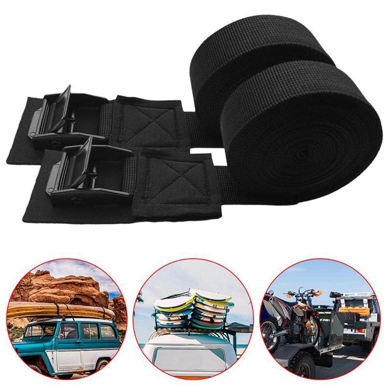 2 Pack Tie Down Straps, Heavy Duty Adjustable Lashing Strap Ratchet Straps, Cargo Strap with Cam Buckle Suitable for Carrying Various Cargo or Luggage