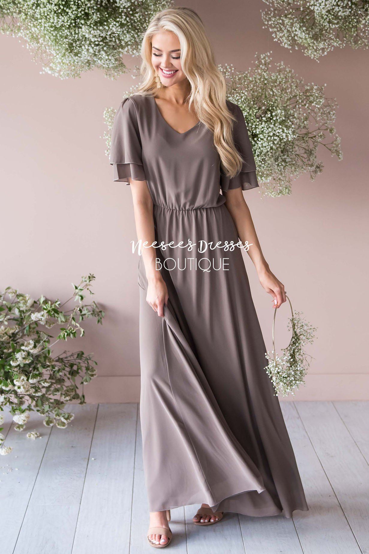 The Chloe Chiffon Maxi Dress