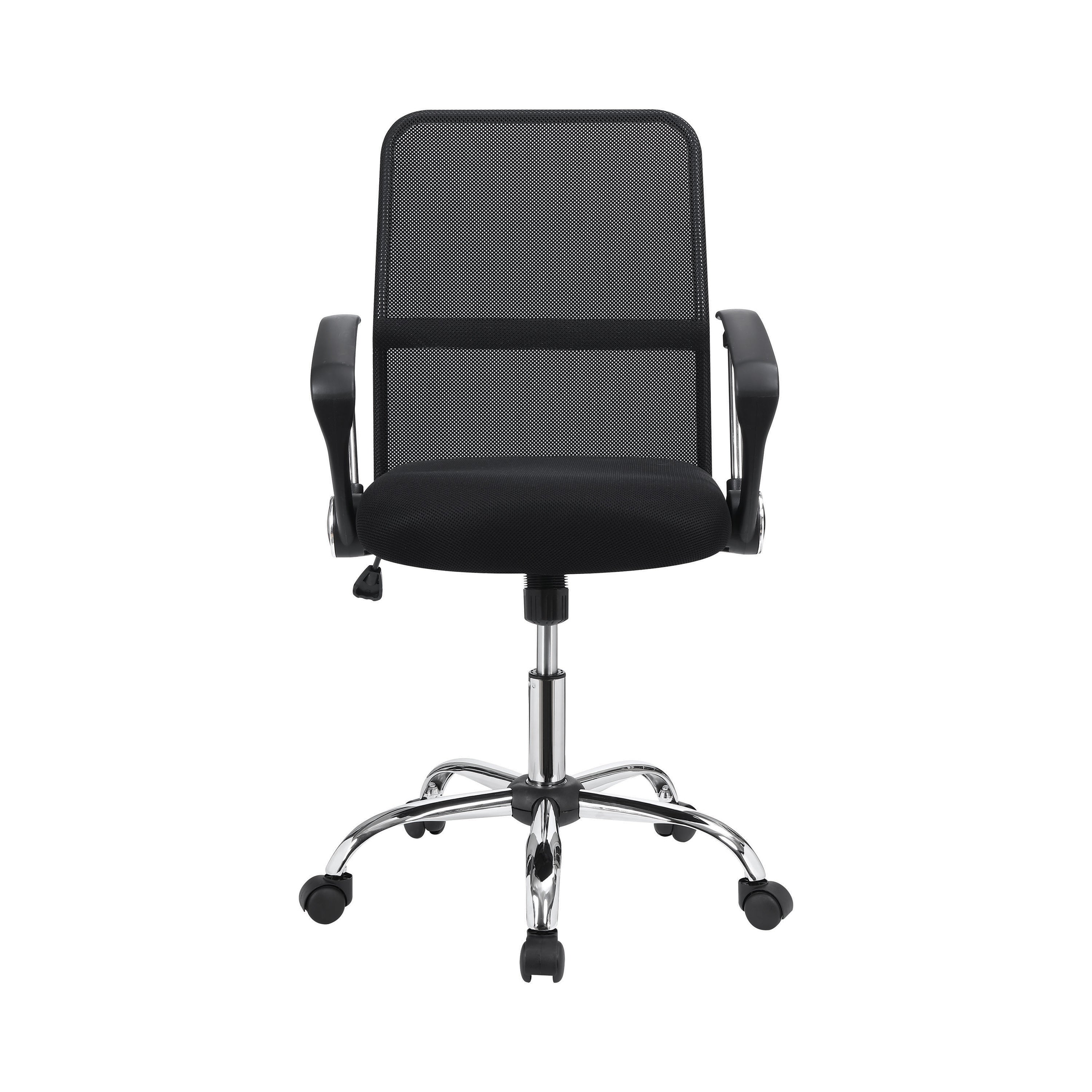 Gerta Upholstered Adjustable Mesh Office Desk Chair Black-801319