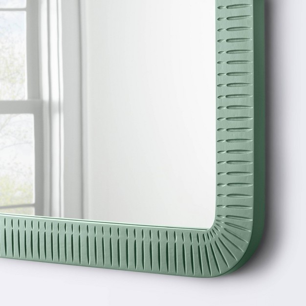 Arch Dot And Dash Resin Decorative Wall Mirror