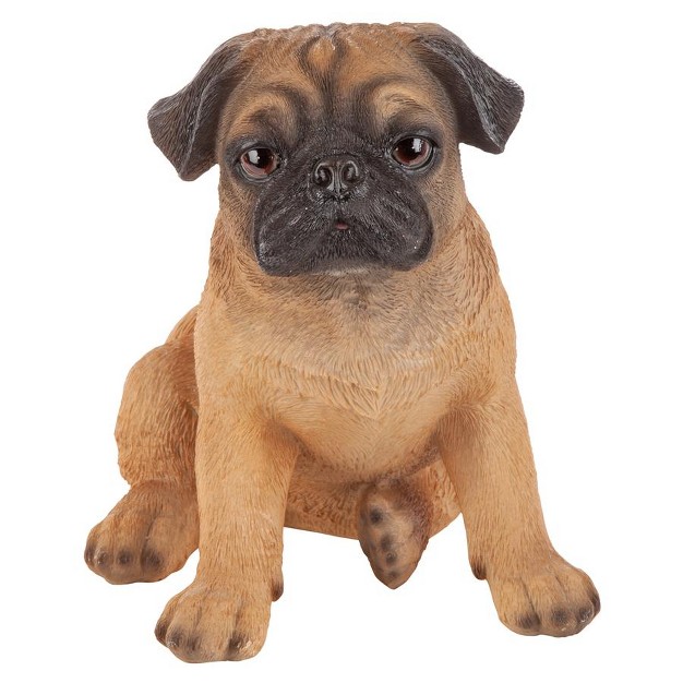 Design Toscano Pug Puppy Partner Collectible Dog Statue