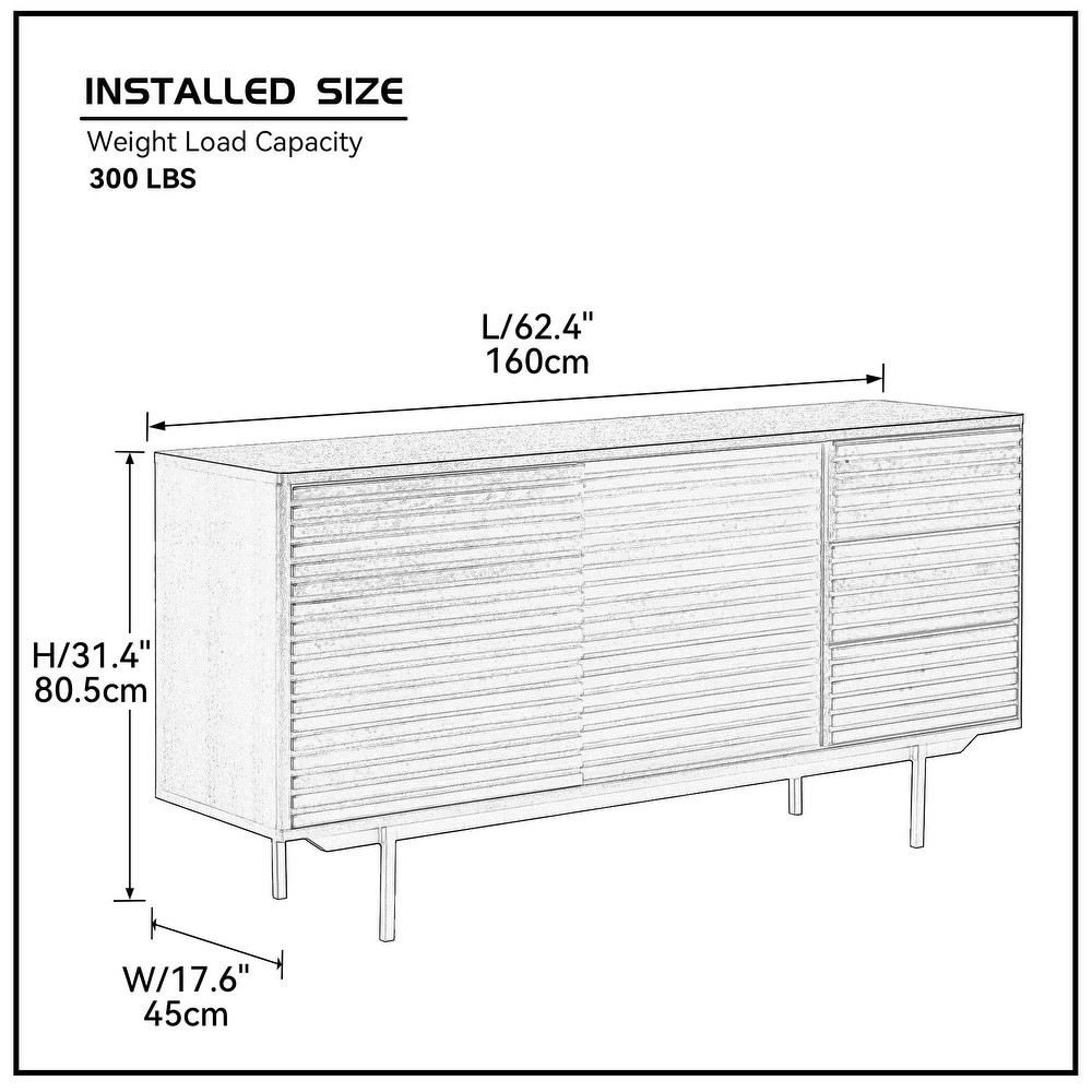 Sideboard Buffet Table With Storage