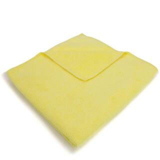 Zwipes Microfiber Cleaning Cloths 16in. x 16in. Yellow (12-Pack) H1-728