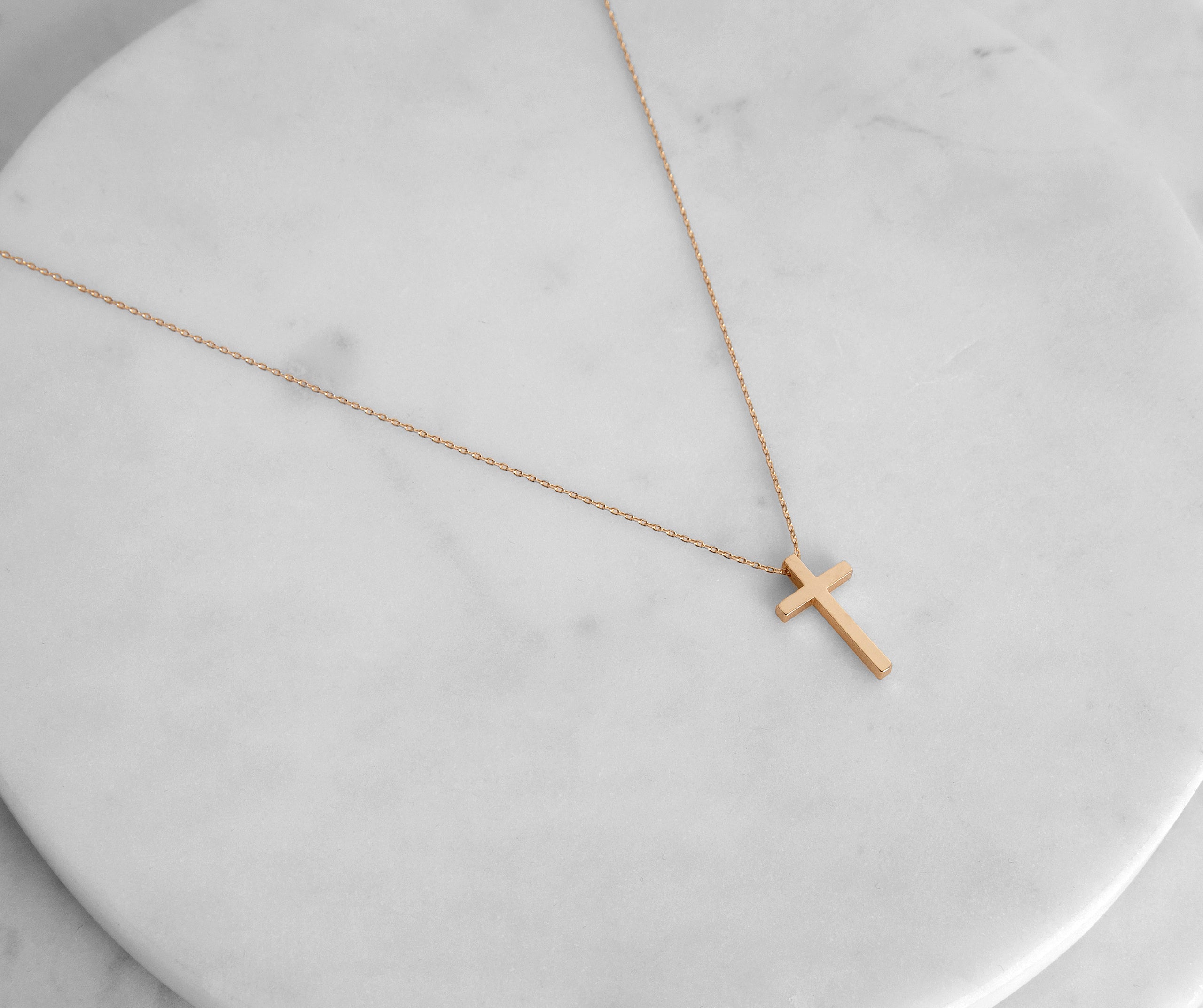 Dainty Cross Pendant Necklace