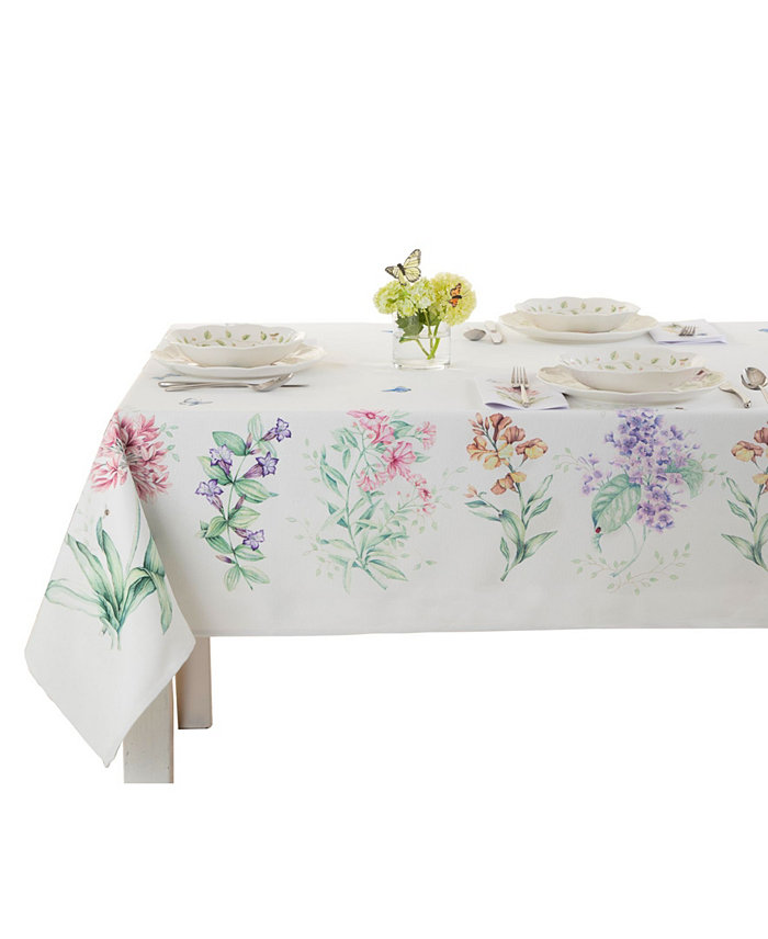 Lenox Butterfly Meadow Garden Tablecloth 60 x 102