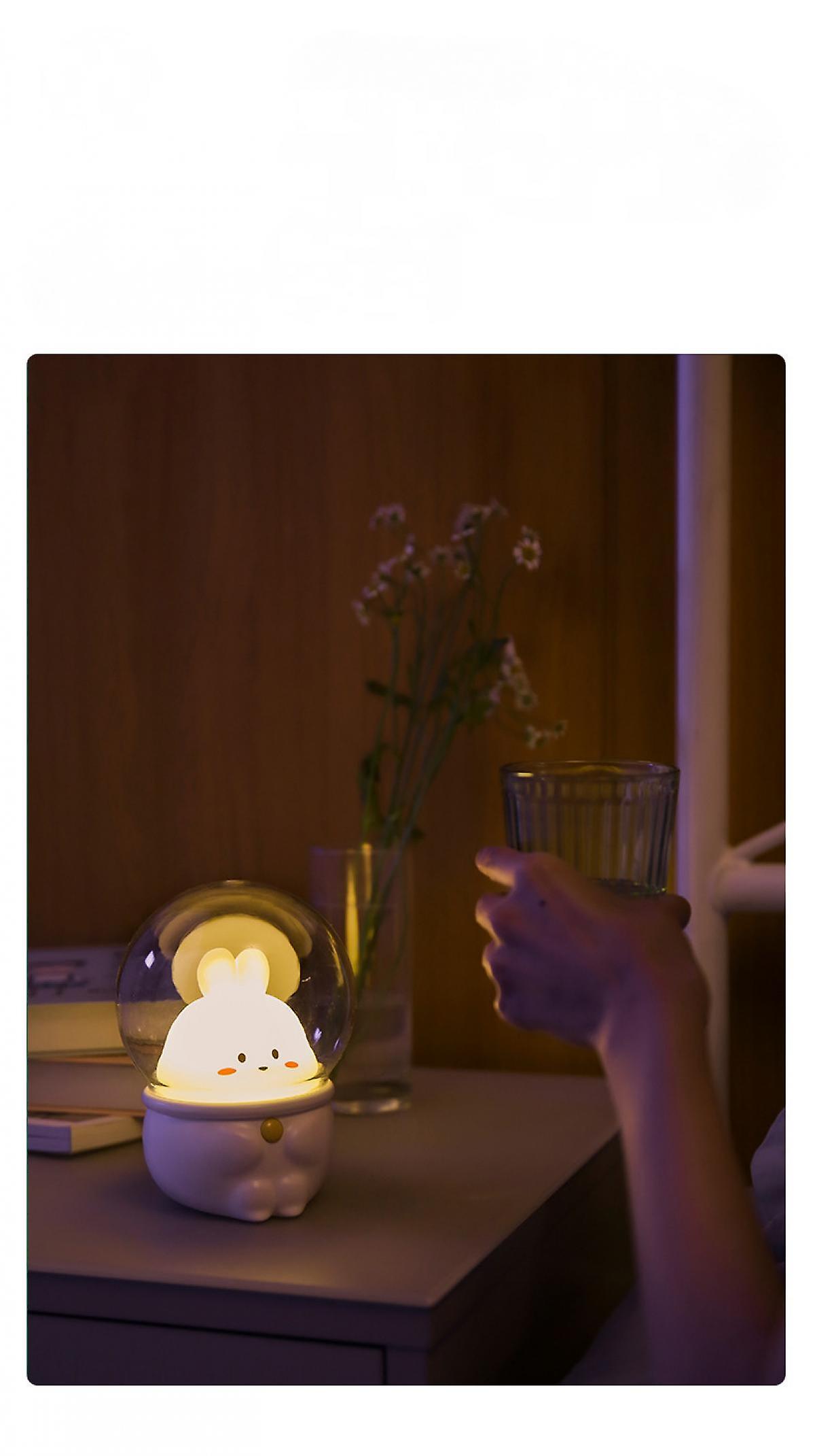 Rabbit Night Light，baby Night Light， Night Lamp For Bedroom， Led Night Light， Colour Changing Lamp， Suitable For Nursery Lamp/gifts