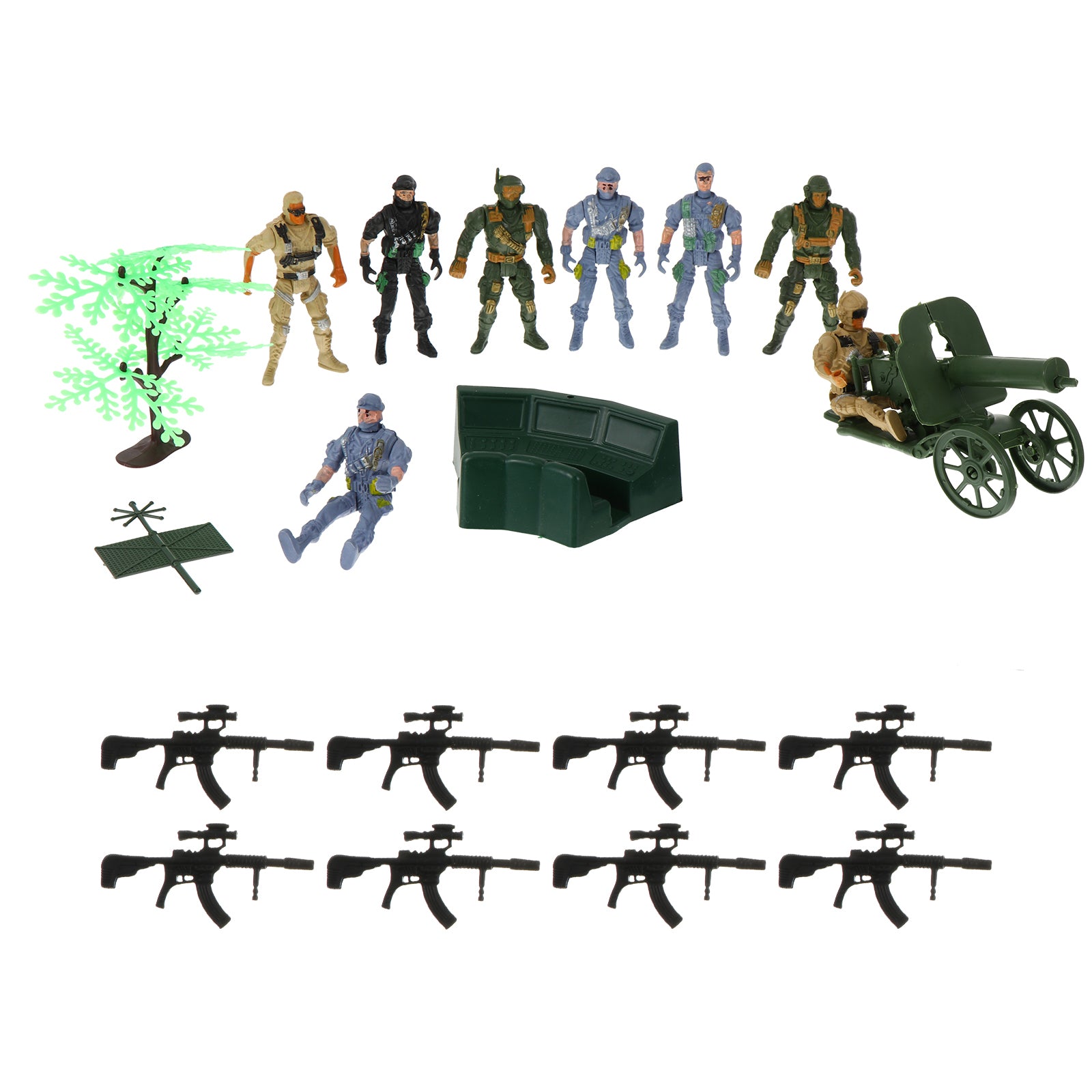 NUOLUX  Toy Soldier Kidslearning Assembled Action Static Model Sandbox VehicleToddler Interactive Toys Birthday Party