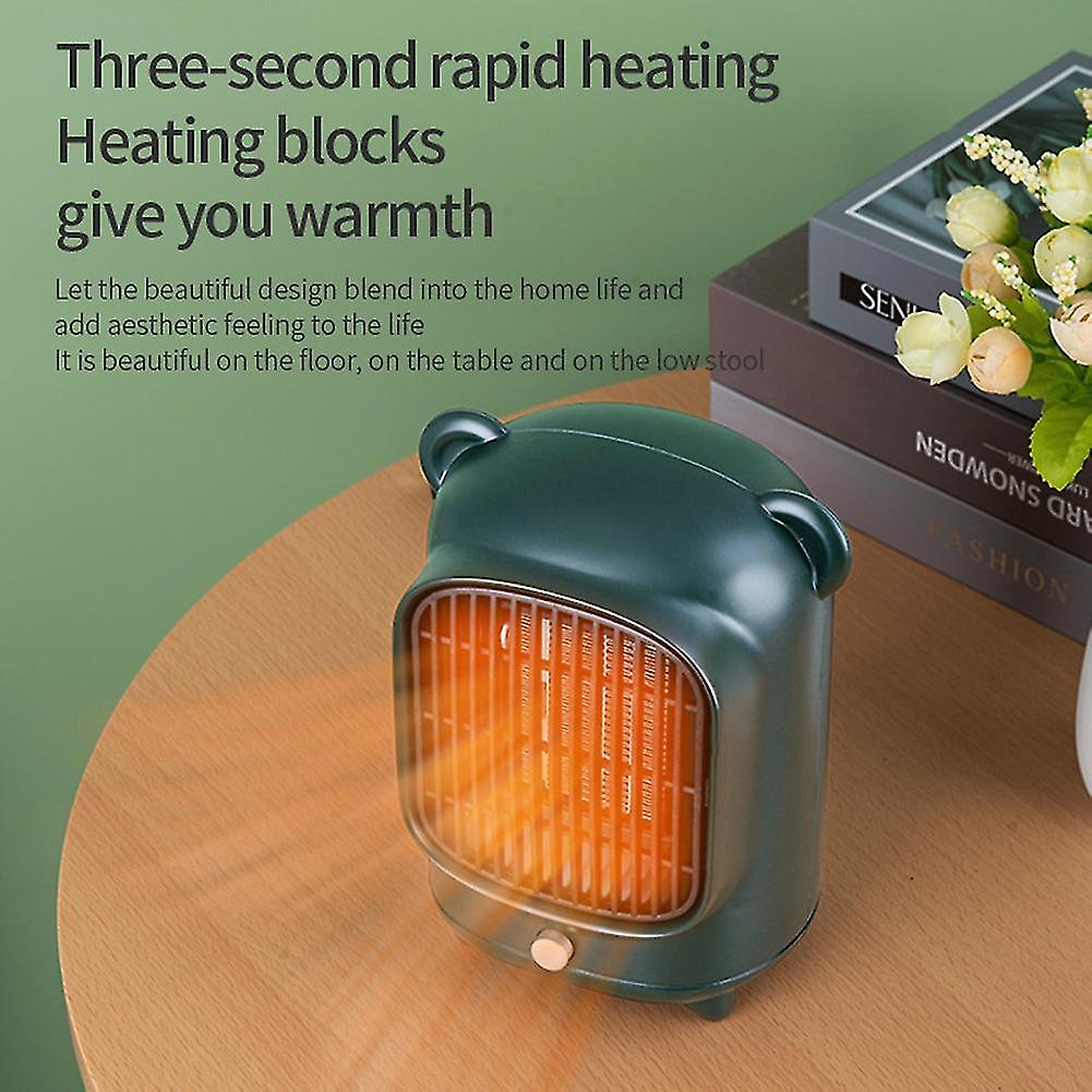 Mini Heater Fan 500w Desktop Electric Heater Portable Home Heaters Energy Winter Household Eu Plug