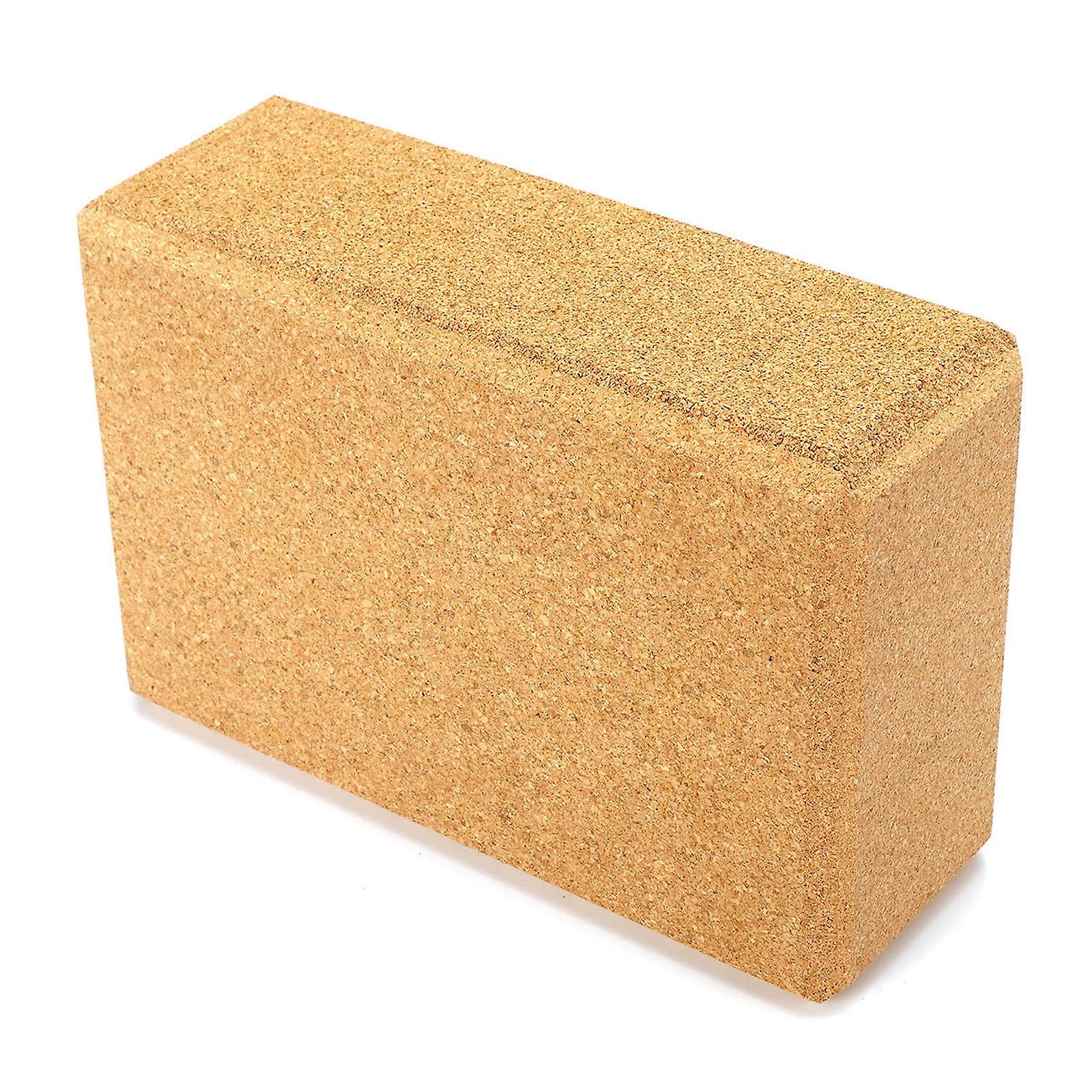 Yoga gym pilate brick cork blocks tools wood for exercise workout stretching