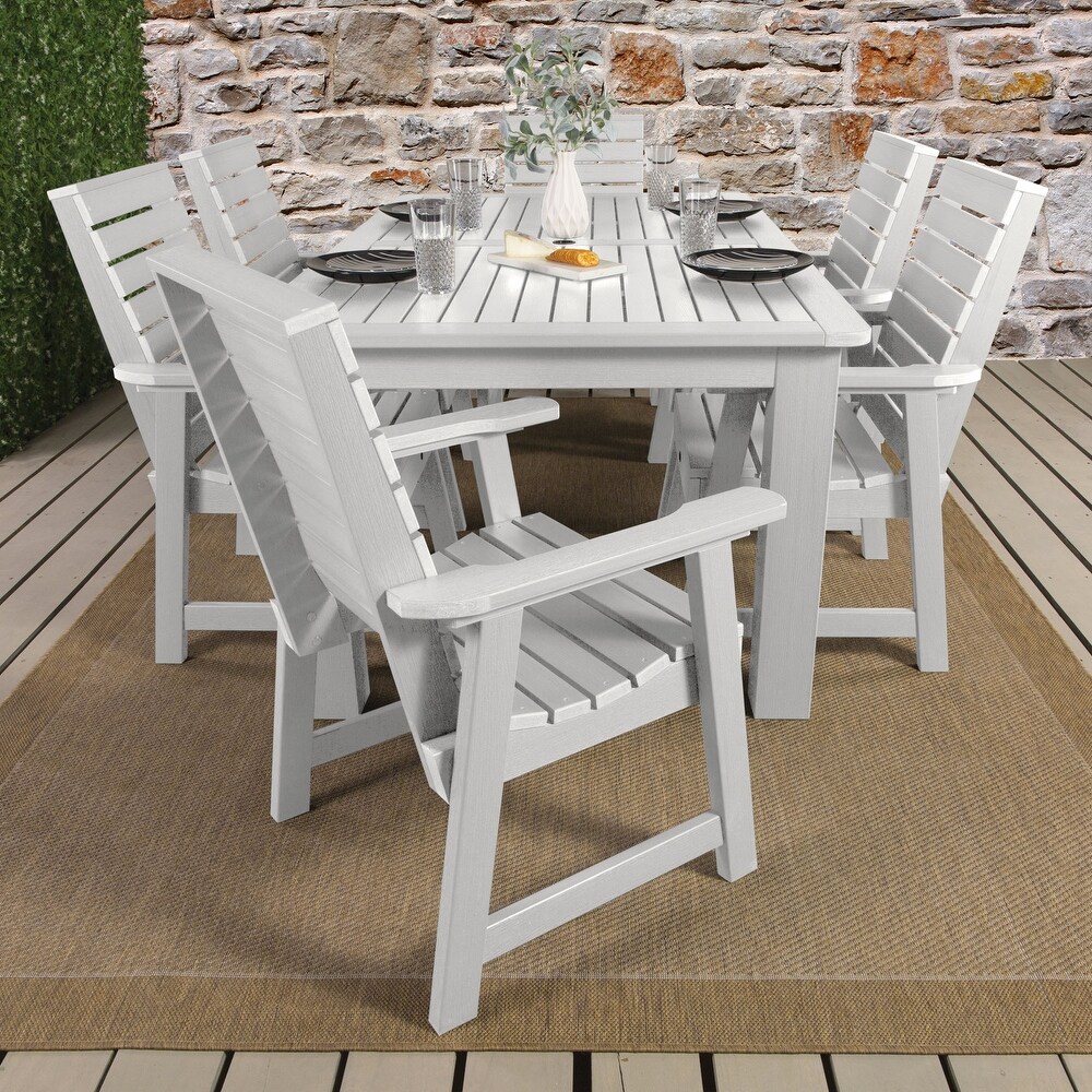 Weatherly 7 piece Outdoor Dining Set   42\