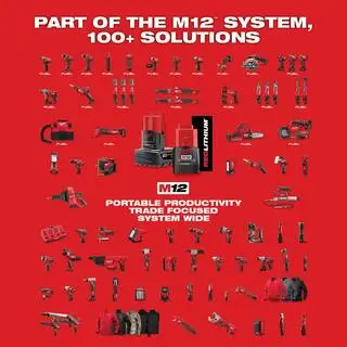 Milwaukee M12 FUEL 12V Lithium-Ion Brushless Cordless Stubby 38 in. Impact Wrench Kit with M12 38 in. Ratchet 2554-22-2457-20