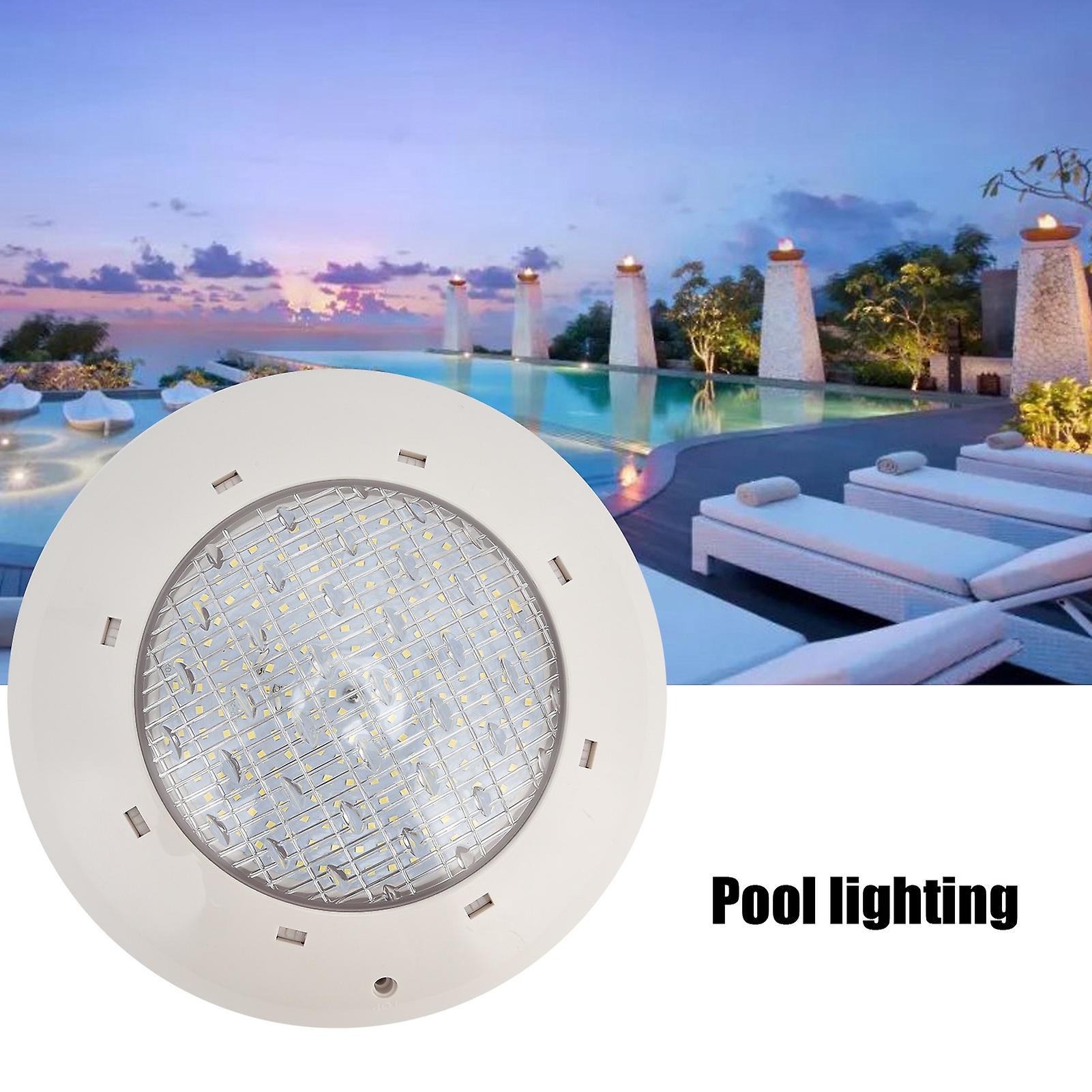 Waterproof Led Swimming Pool Light Colorful Rgb Wall Mounted Underwater Light With Remote Control For Hotel Swimming Pool/aquarium/pool Lighting[12w]