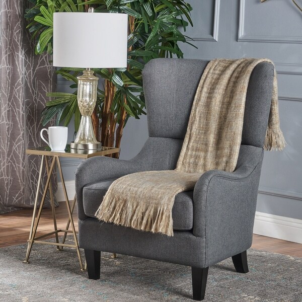 Quentin High-Back Club Chair by Christopher Knight Home