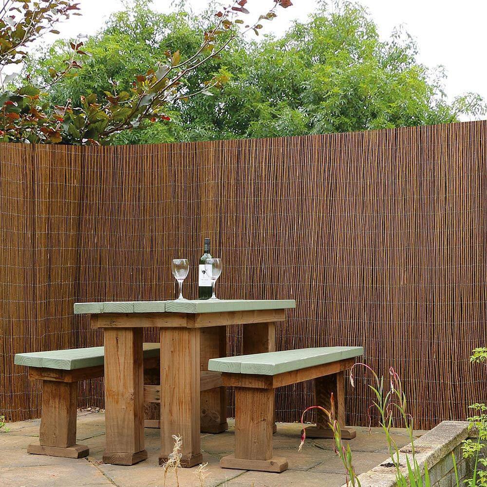 Backyard X-Scapes 6 ft. H x 8 ft. L Natural Brown Willow Wood Fencing 20-W68BX